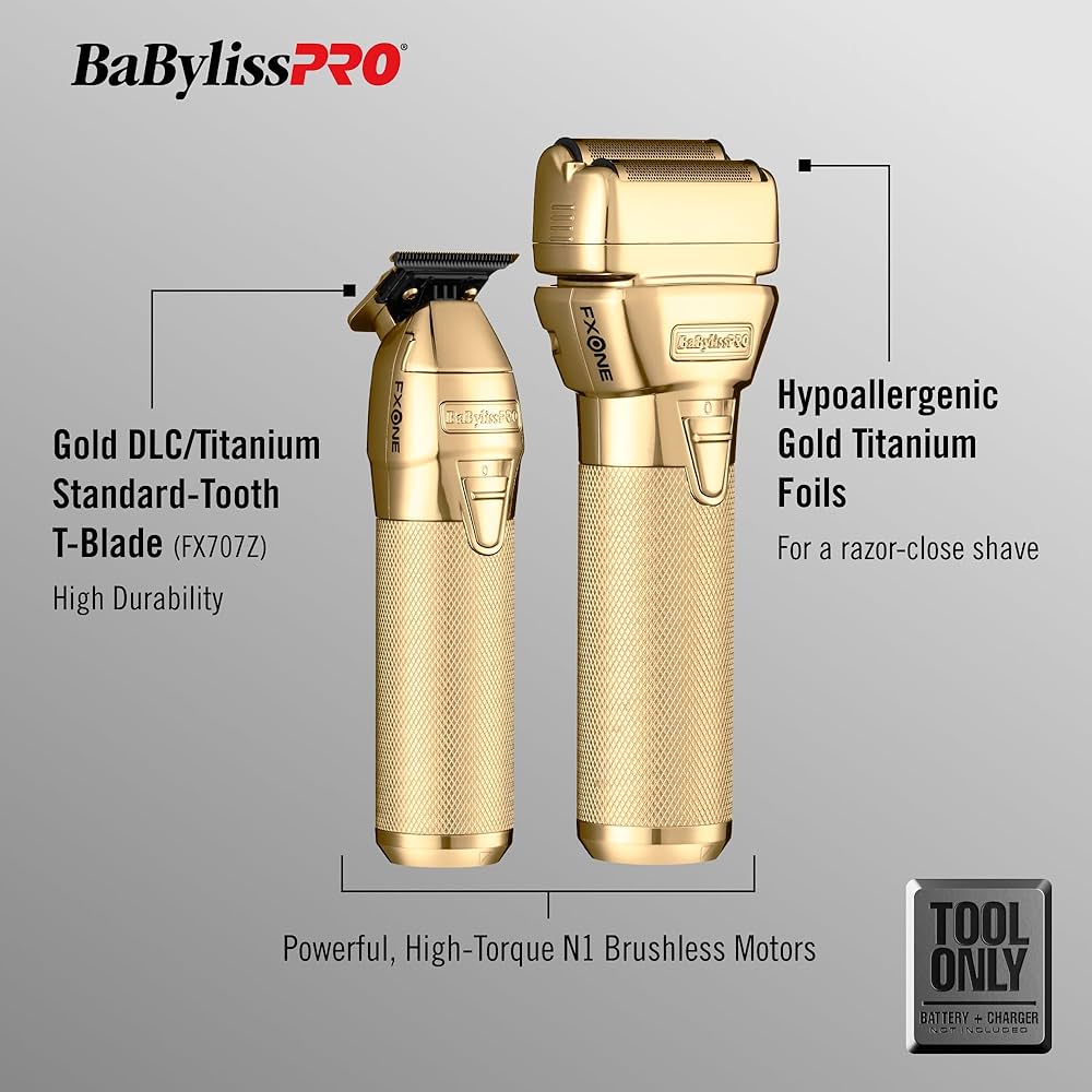 BaBylissPRO FXONE GLOLD FX オールメタルトリマー FXONE Gold Cordless Trimmer (FX799G) | BaBylissPRO