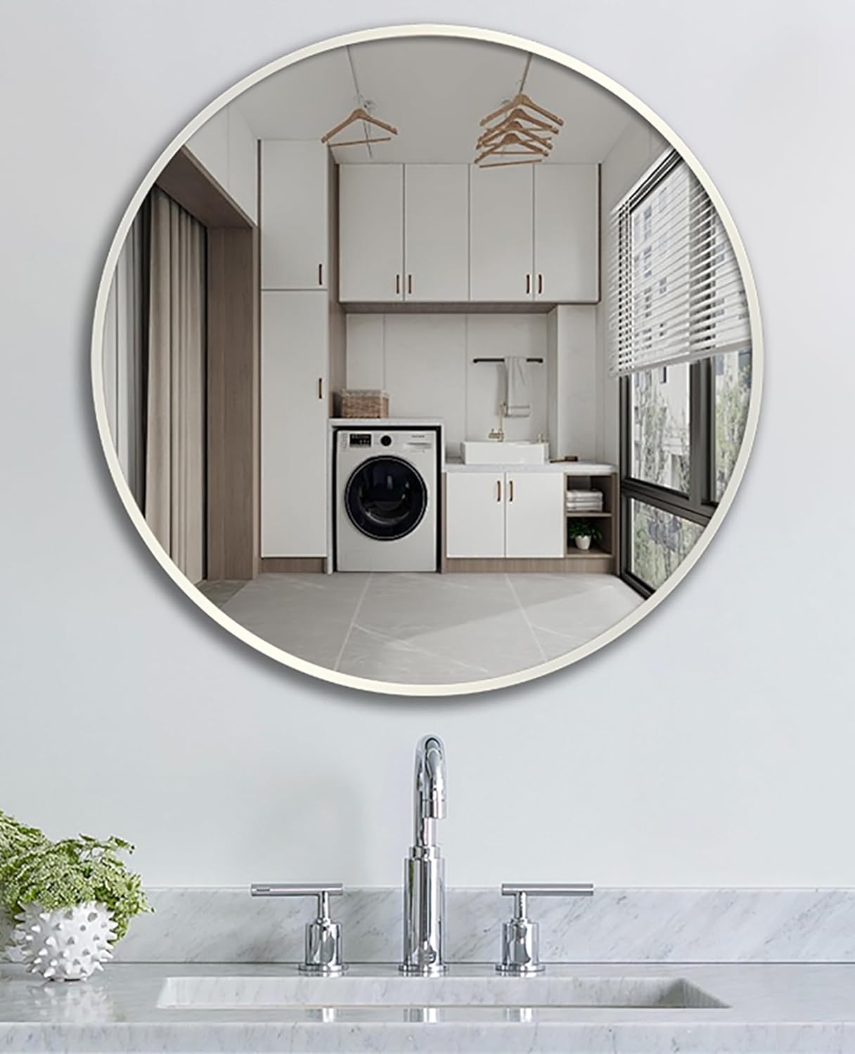 MOEBE ムーべ 北欧 壁掛け ウォールミラー 円形 丸 直径30 玄関 楽天