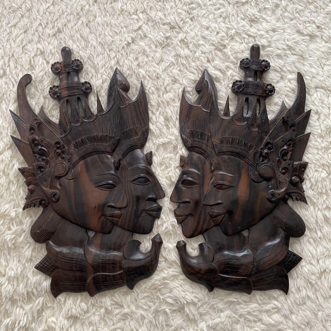 Amazon.co.jp: 東南アジア インドネシア 木彫り 置物 : ホーム＆キッチン