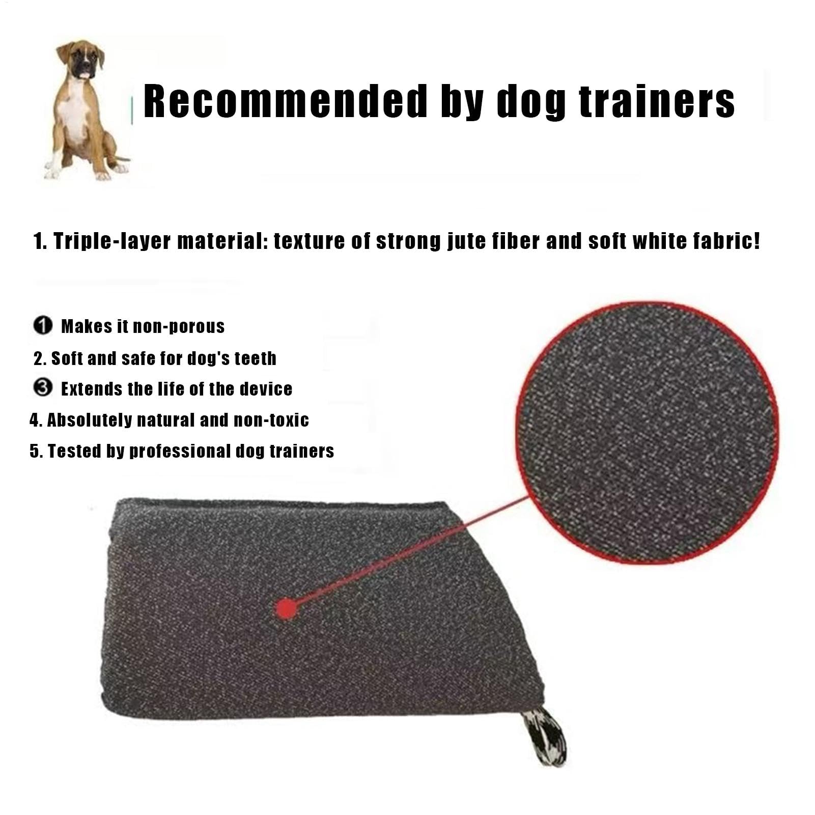Manga profesional para mordeduras de perro, mangas de entrenamiento para perros, manga de mordida para perros grandes, manga de protección interactiva para perros, manga de brazo de