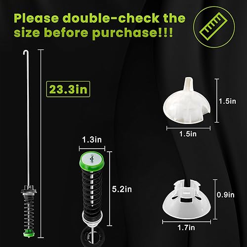 Miniatura 3 de W11130362 WTW5000DW3 WTW5000DW2 MVWX655DW1 MVWC565FW1 Kit de varilla de suspensión para Whirlpool Maytag Bravos Lavadora de carga superior