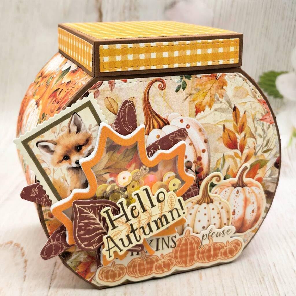 KSCRAFT Fall Leaf Shakers Metal Cutting Dies Stencils for DIY Scrapbooking Decorative Embossing DIY Paper Card