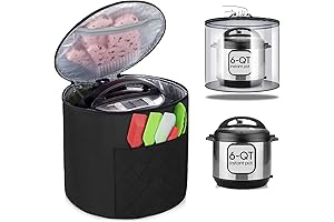 Instant Pot Bag with Zipper Closure and Accessories Pockets (6 Quart)