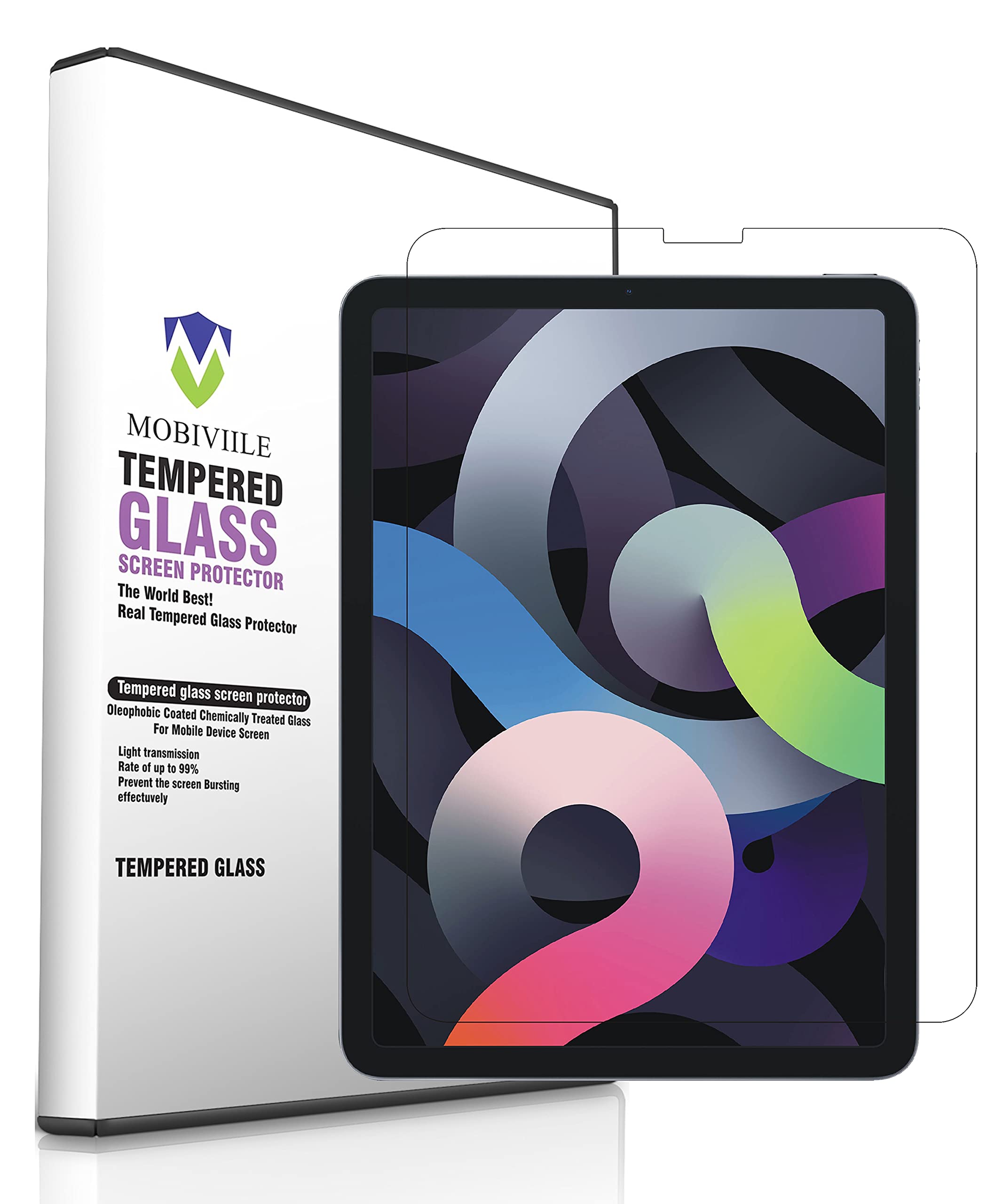 MOBIVIILE ® Screen Protector for iPad Air 4/Air 5 10.9 Inch (2020/2022) and iPad Pro 11 Inch (2020/2018 Models), Case Friendly Tempered Glass Screen Protector Compatible with Apple Pencil. (B08L4KMLDD) Amazon Price History, Amazon Price Tracker