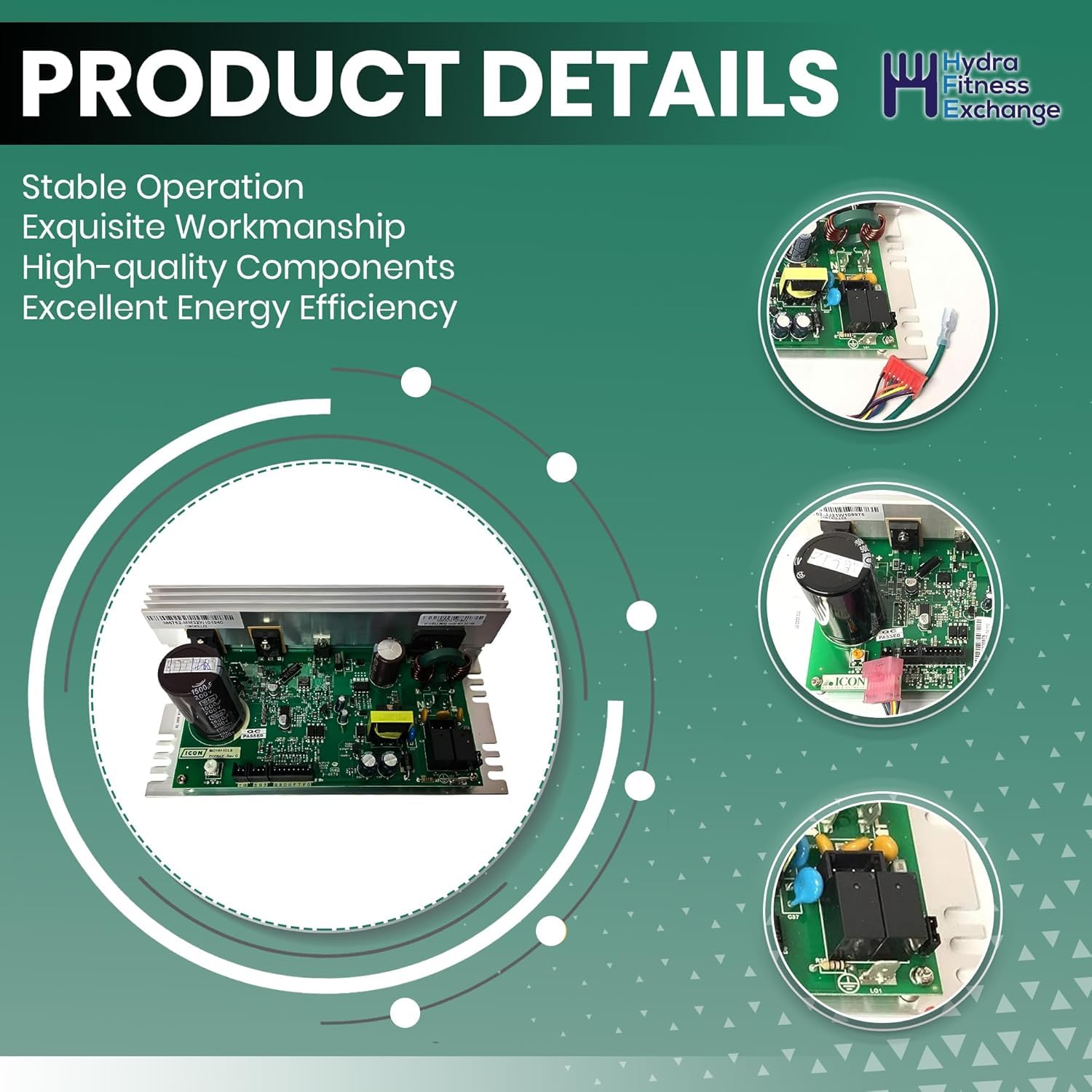 Lower Motor Control Board Controller MFR-MC1618DLS & 398056 Works with FreeMotion Nordic-Track Treadmill