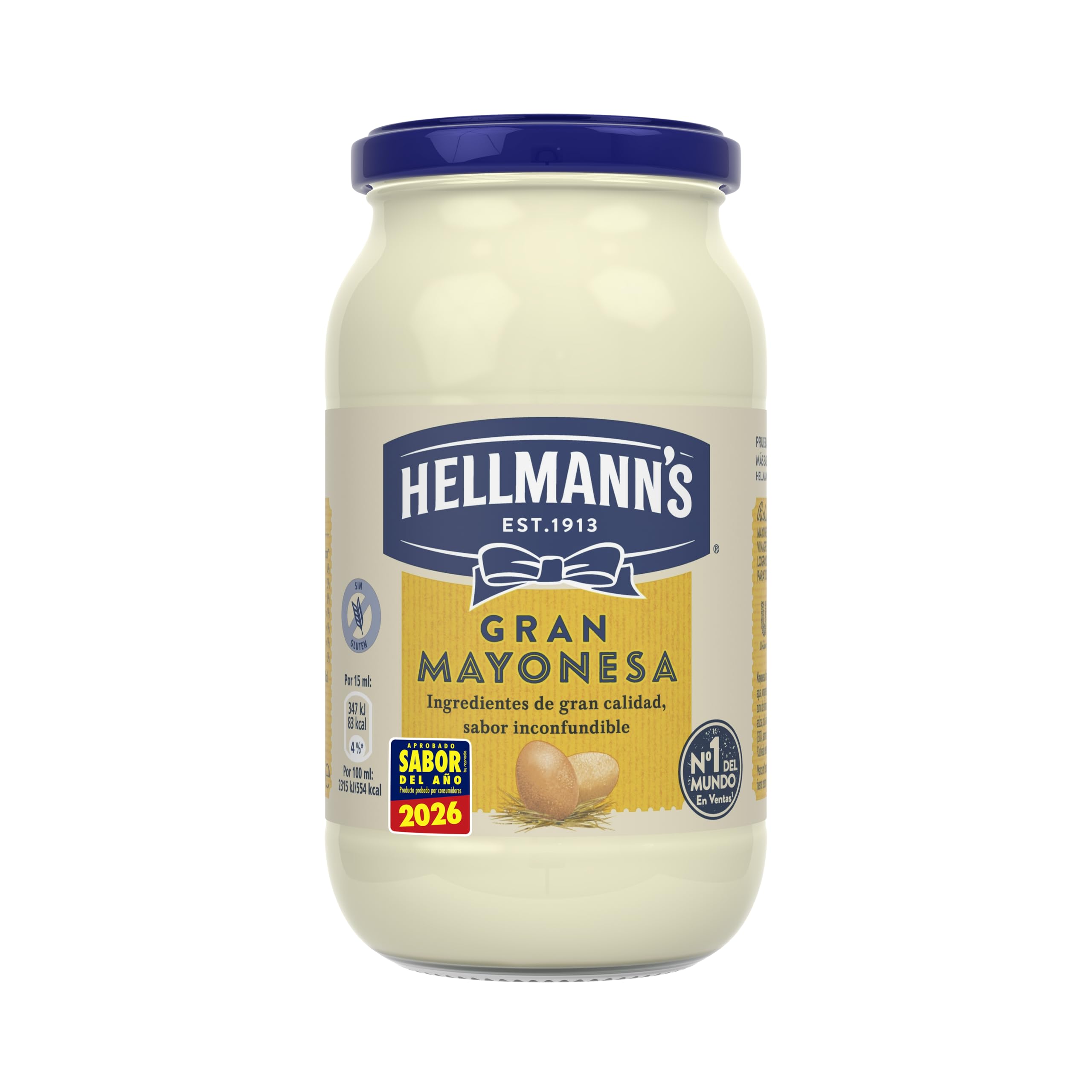 Hellmann's Gran Mayonesa en Tarro, 225ml