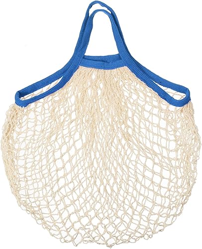 MECCANIXITY Bolsa de malla de algodón, reutilizable, lavable, malla de red, organizador de bolsas de comestibles, para frutas, verduras y compras,