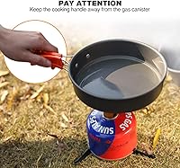 Vista 6 de REDCAMP 6/10/11/12/14/15/19 piezas Kit de utensilios de cocina para camping, equipo de camping, ollas, sartenes, soperas, cucharas apilables