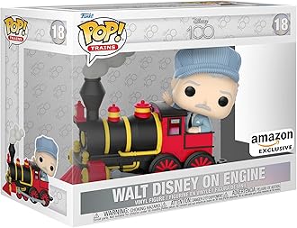 Funko POP! Trains: Disney 100 - Walt Disney on Engine - Collectable Vinyl Figure - Gift Idea - Official Merchandise - for Kids & Adults - Movies Fans - Model Figure for Collectors