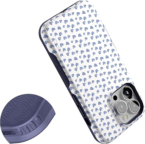 Vista 671 de Casely iPhone 13 Pro Case Compatible with MagSafe Blue Marble Case