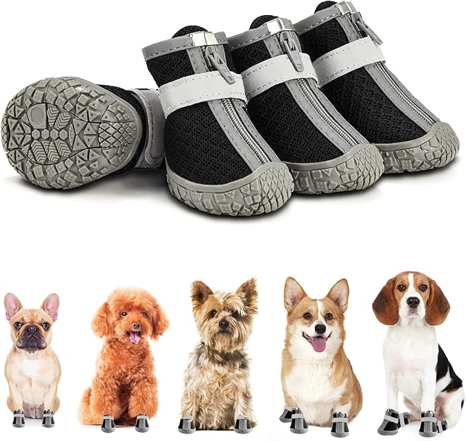 Dog Booties Breathable Dog Walking Shoes Dog Boot for