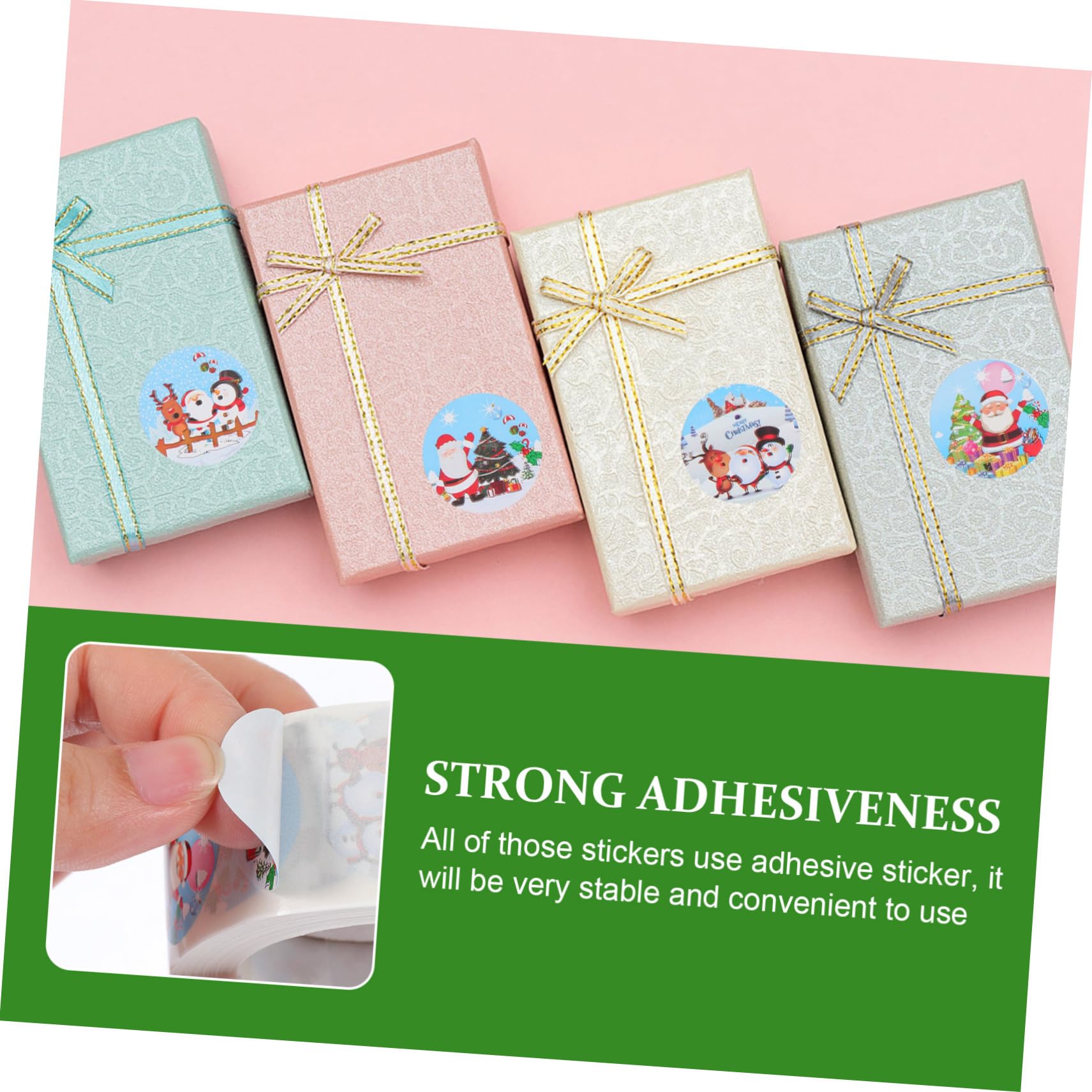 3 Set Etichette Adesive Natalizie Etichetta Di Tenuta Natalizia Decorazioni Mese Etichette Adesive Natale Etichette Natale Decorazione Dell'autoadesivo Di 6 * 3