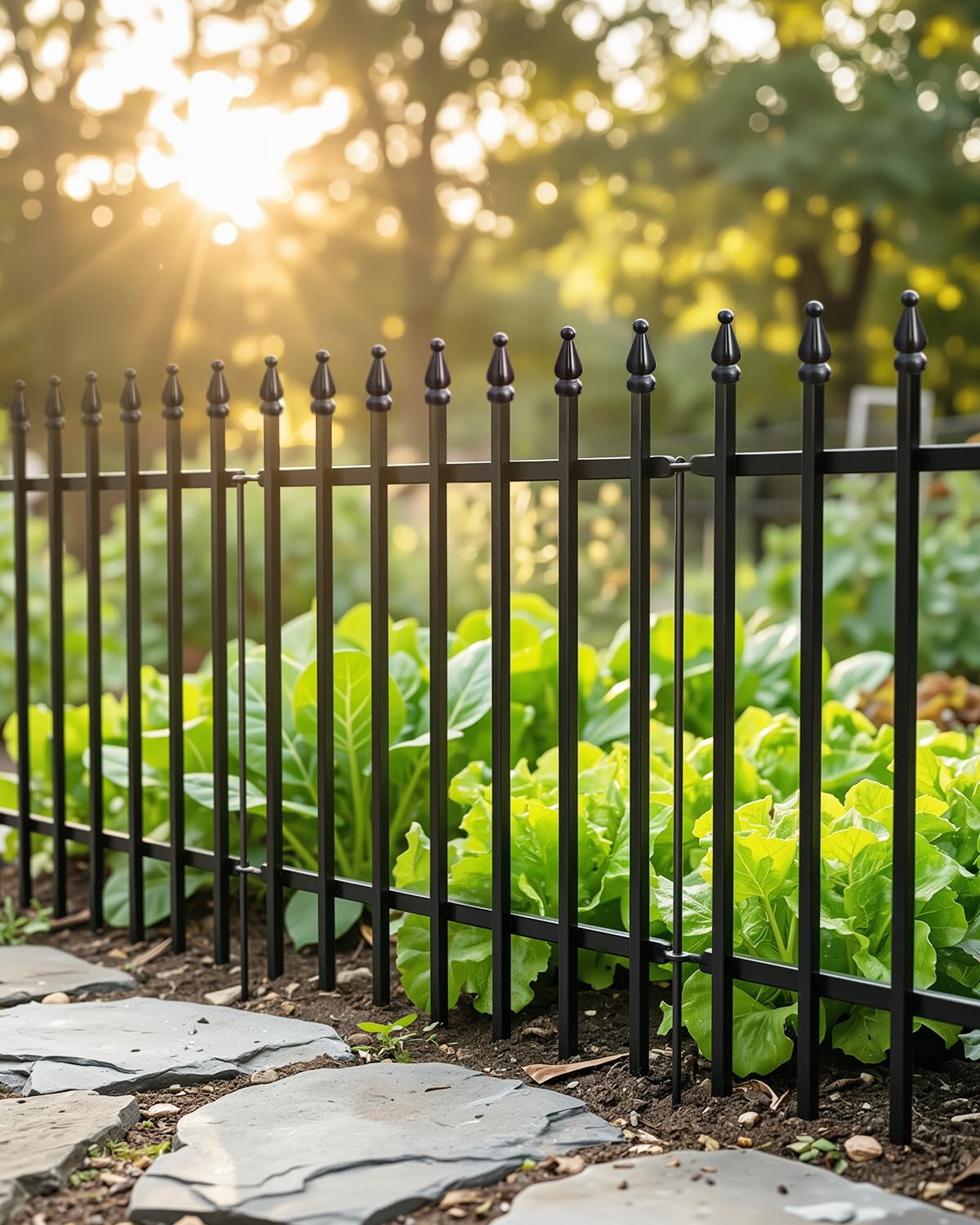 ARIFARO Metal Garden Fence