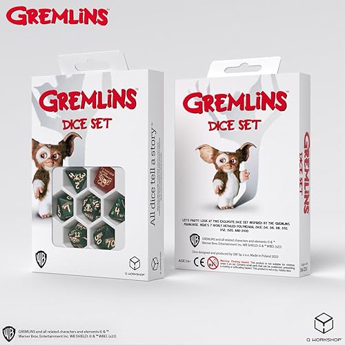 Miniatura 3 de Juego de dados Gremlins de Q-Workshop, dados