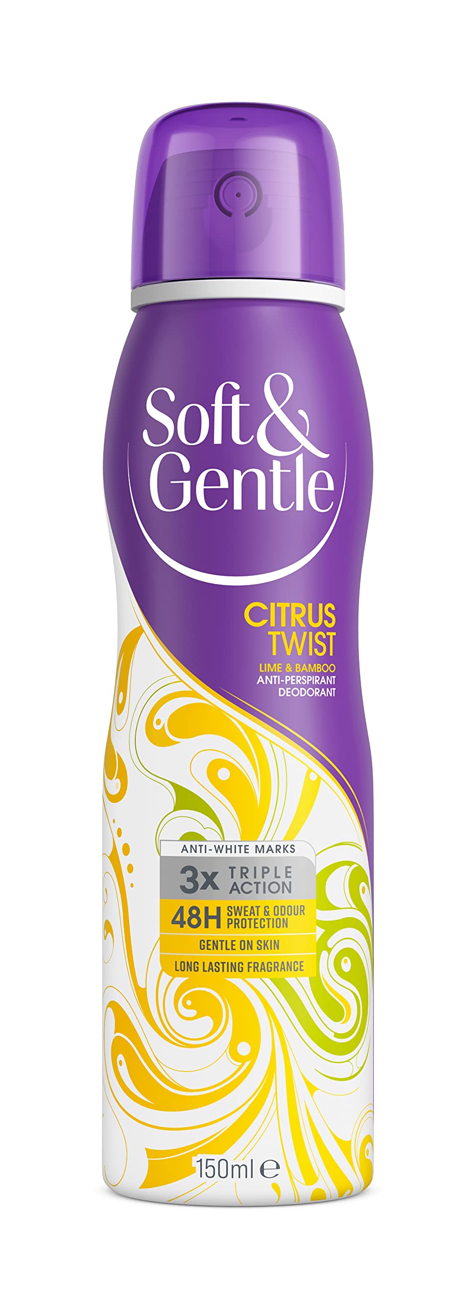 Soft & GentleCitrus Twist Anti-Perspirant Spray 150ml