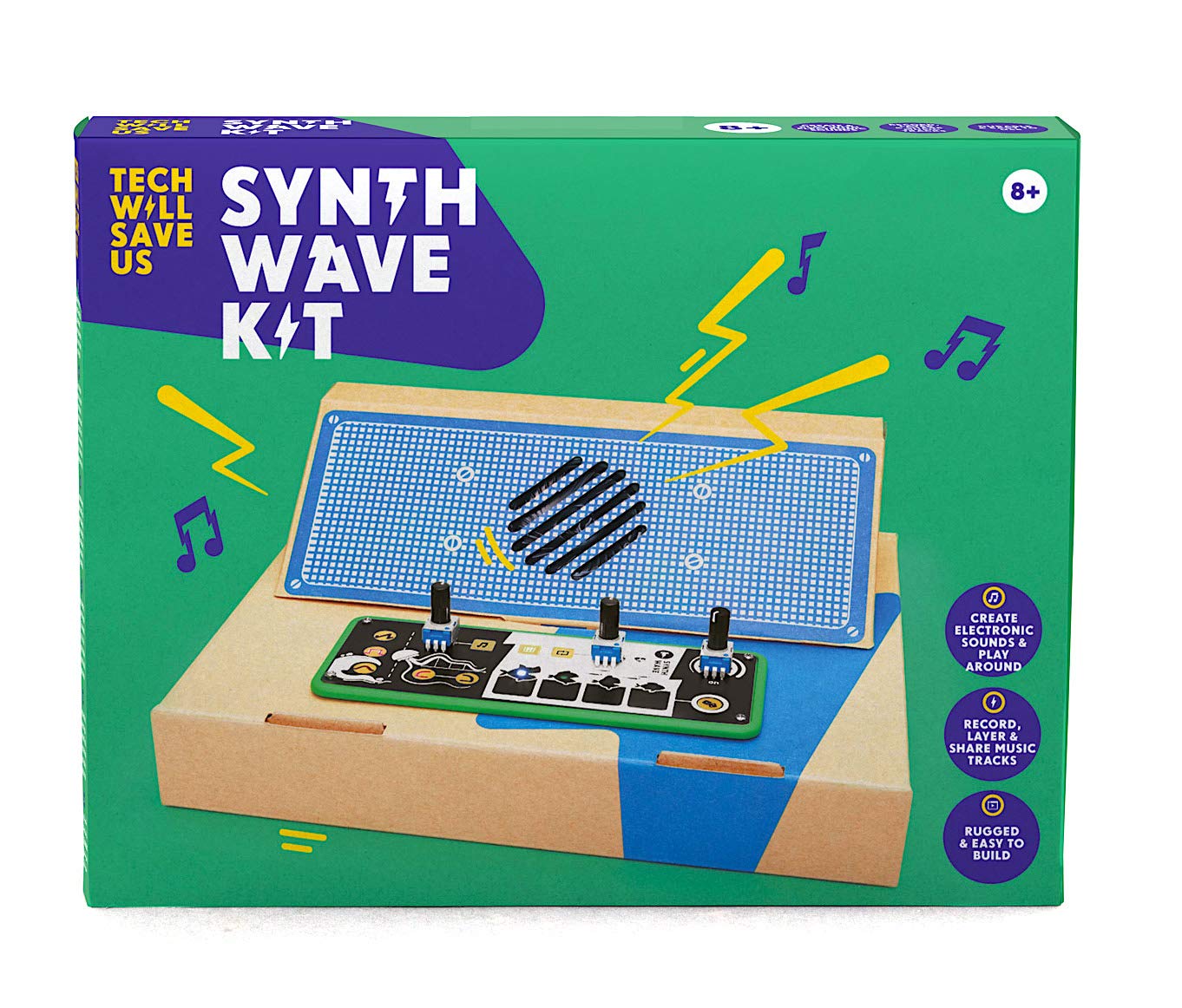 Tech Will Save Us Synth Wave Kit | Educational Music Toy, Ages 8 & Up