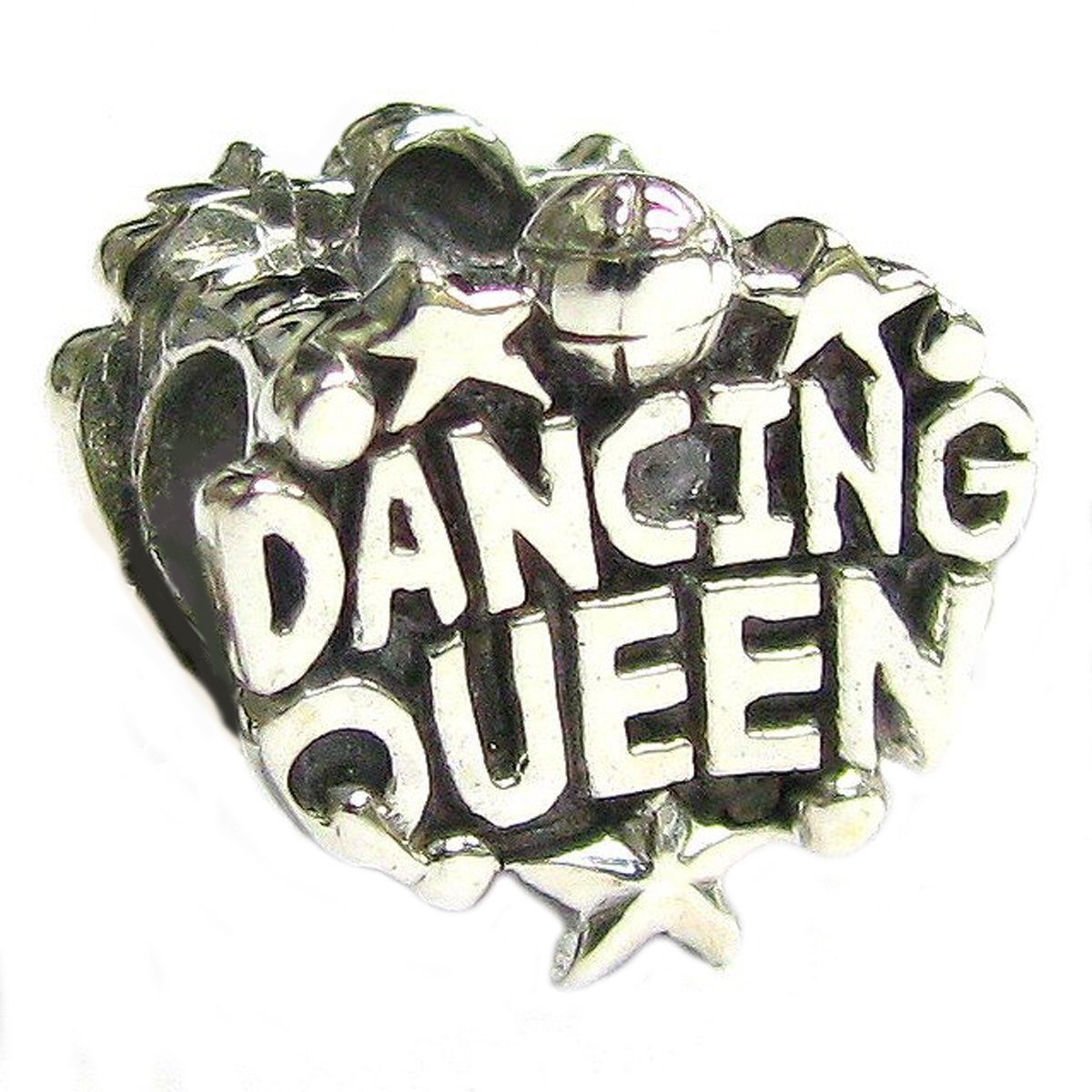 Breloque en argent sterling Dancing Queen pour bracelets, beads, Charm Story, Bracelets européens