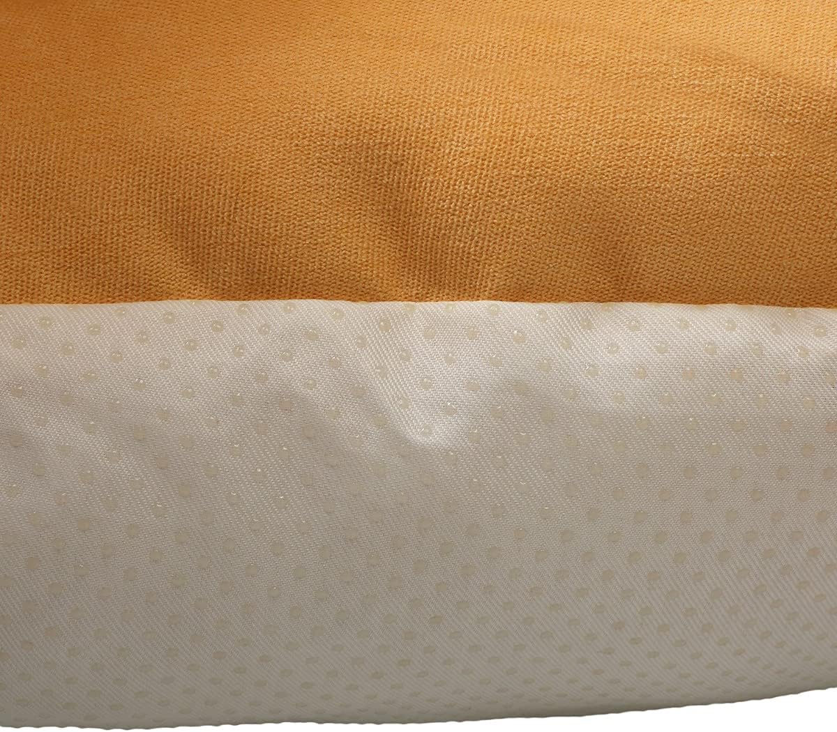 2-in-1 Cat Tunnel Bed, Yellow Color with Hanging Toys and Removable Mat