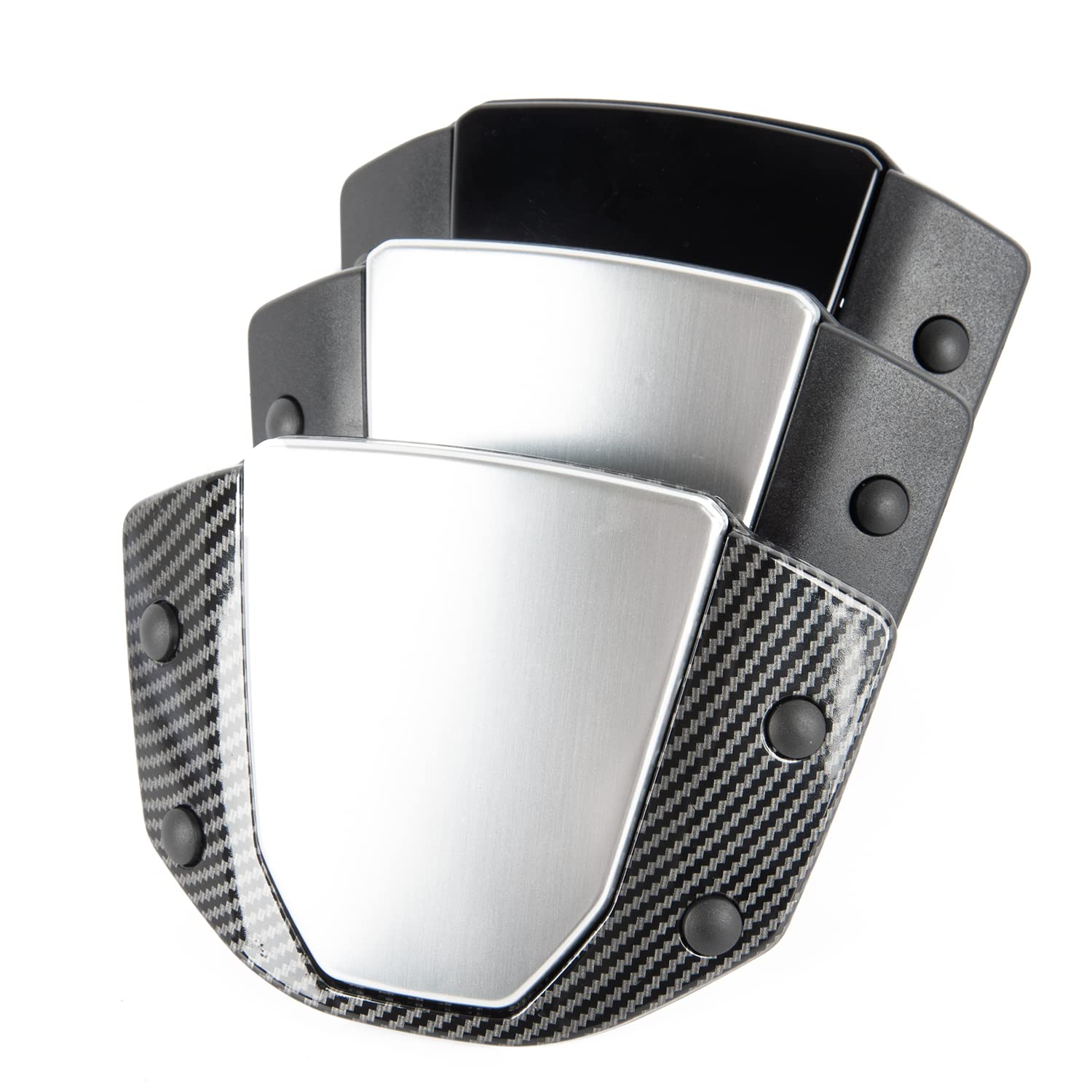 Carenado del alerón del Deflector del Viento del Flujo de Aire del Parabrisas de la Motocicleta para H-Onda CB125R CB 125 R CB-125-R CB250R CB300R CB-250-R CB 250 R CB 300 R 2018-2020 (Negro)