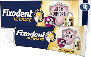 Fixodent Ultimate Denture Adhesive, Flavour Free 40g