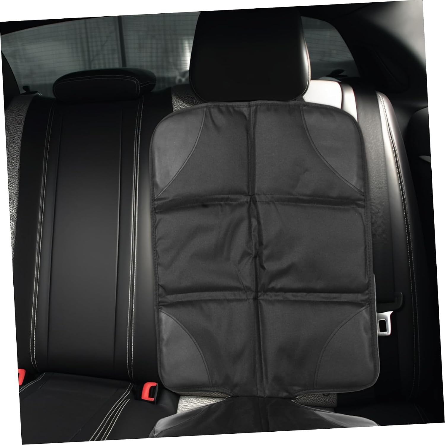 SOLUSTRE Non-Slip Car Seat Protector Cushion Portable Sweat Resistant Seat Cover Durable Anti-Scratch Design Compatible with Car Models