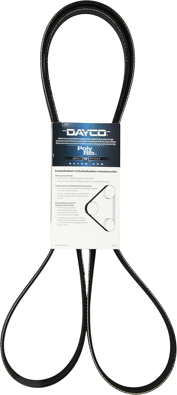 Dayco 5070835 Serpentine Belt , Black