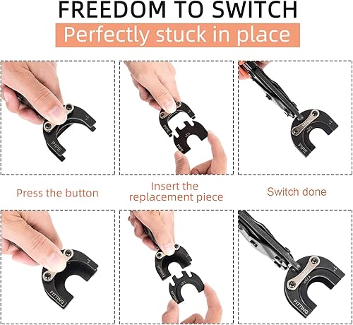 Miniatura 5 de GIANNEER Herramienta de desconexión de pinzas de empuje para conectar accesorios herramientas de extracción de abrazadera de desconexión herramienta