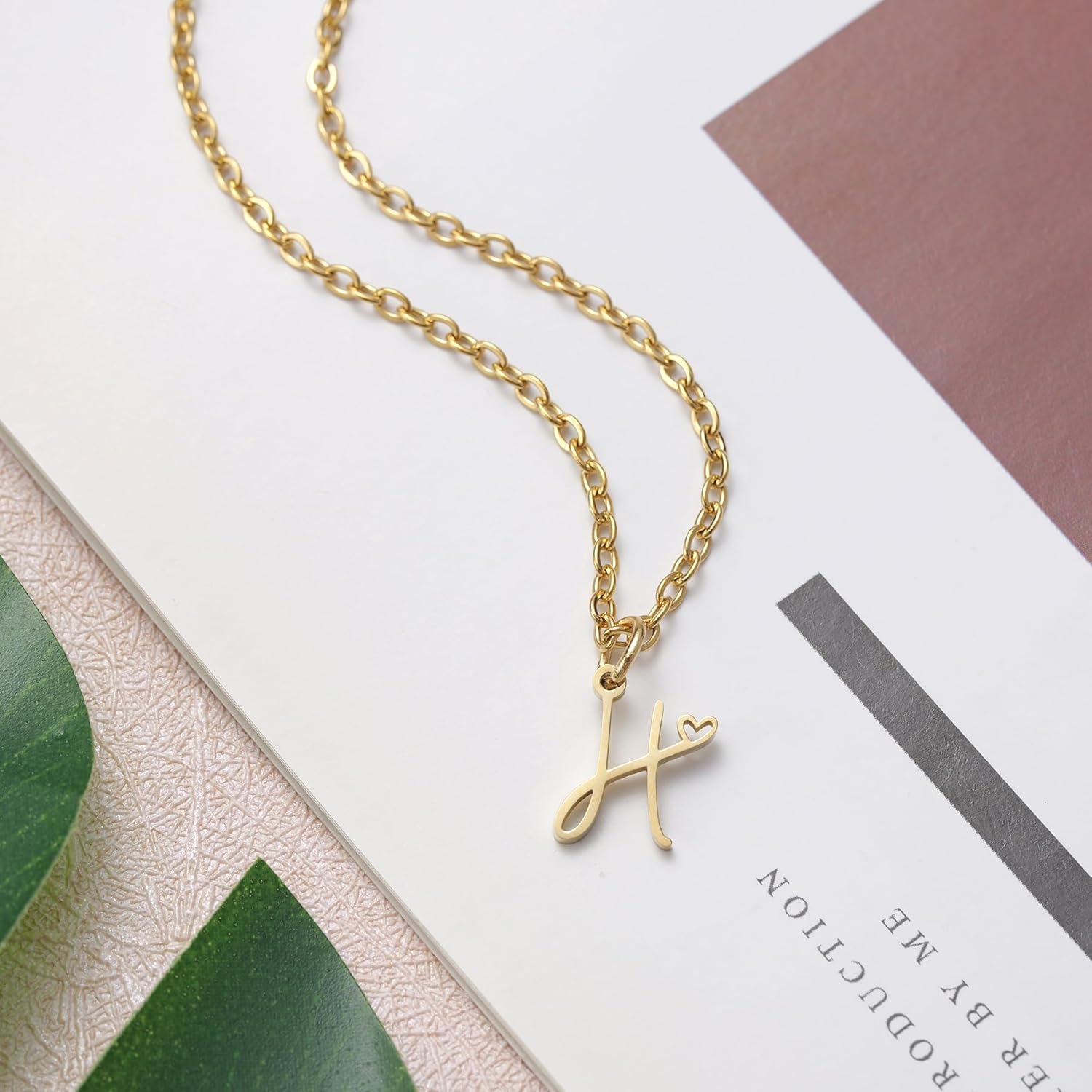 Aesnefe Personalized Initial Necklace - You Are My Person - Best Friend & Close Friend Gift - Birthday Christmas Jewelry Gift for Her, Sister, Friend, or Wife - Image 2