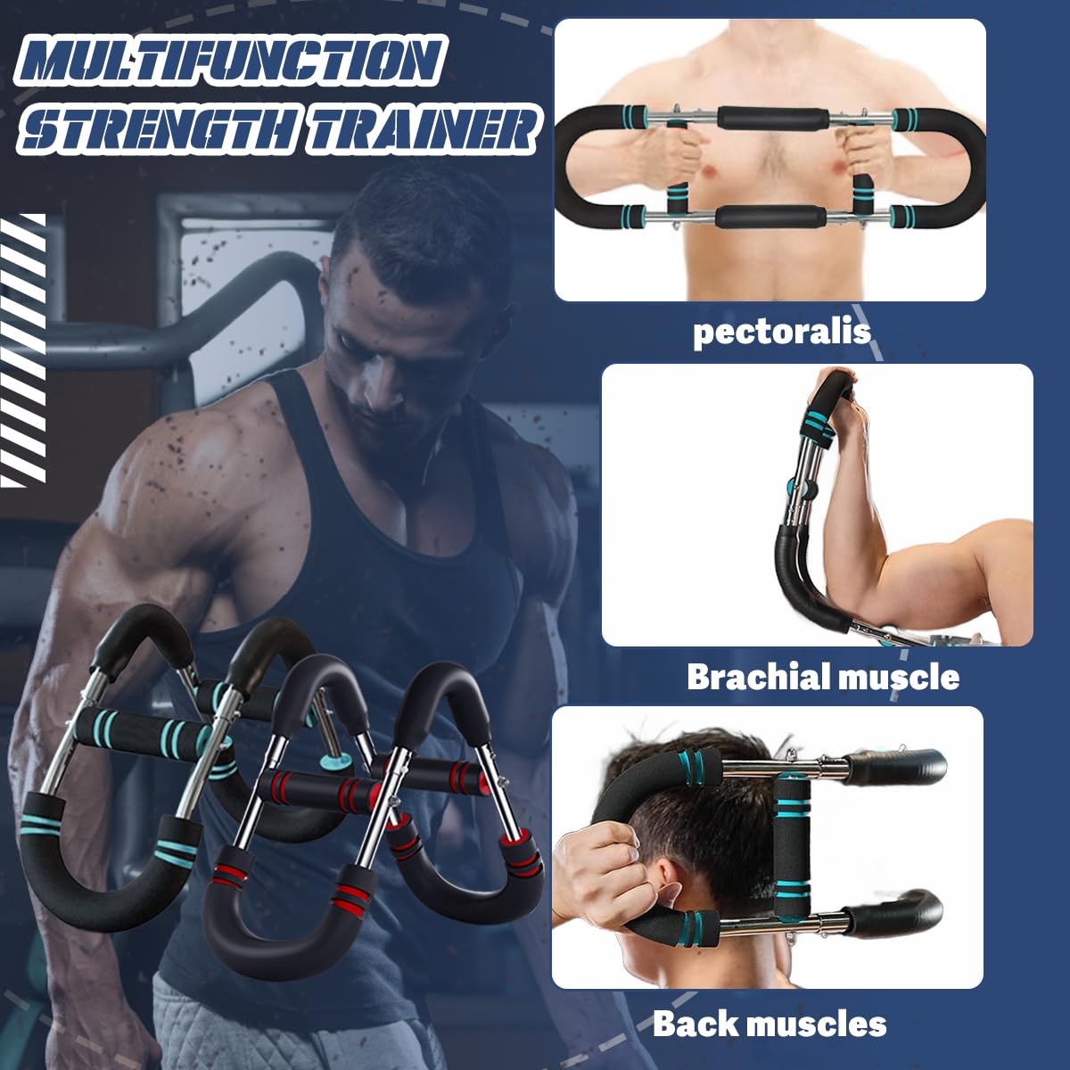 Mr Sculpt Gorilla Bar - Verstellbarer Armtrainer 15,9-81,6kg