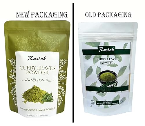 Miniatura 2 de Polvo de hoja de curry, 3.52 onzas, promueve el crecimiento del cabello, espesa y aumenta el volumen del cabello para un cabello más completo, más