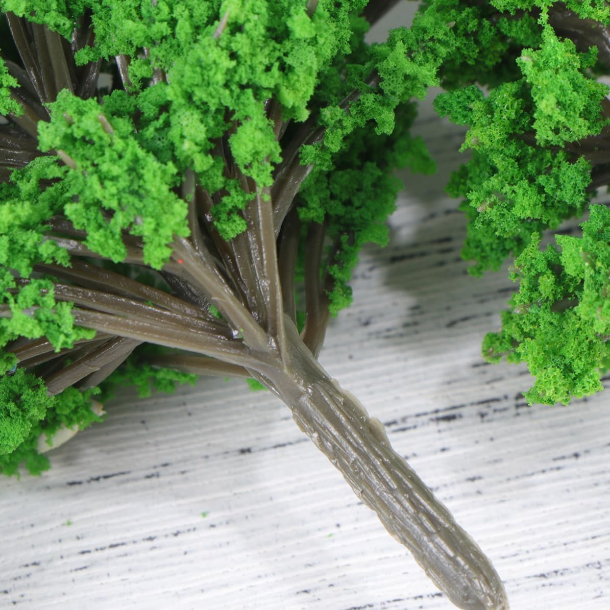 7 Pcs Plastic Poplar Tree Model for Landscape DIY Sand Table Building