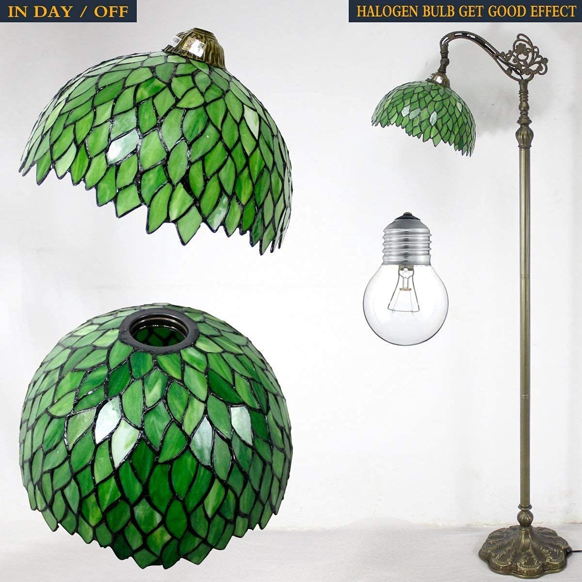WERFACTORY Tiffany Lamp Series Stained Glass Style Lampshade Decorative Living Room Bedroom