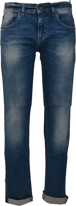 UNIFORM JEANS UOMO DEAN BLUE DENIM STRETCH UM0048 (30-00 TYPOS) :  Amazon.it: Abbigliamento