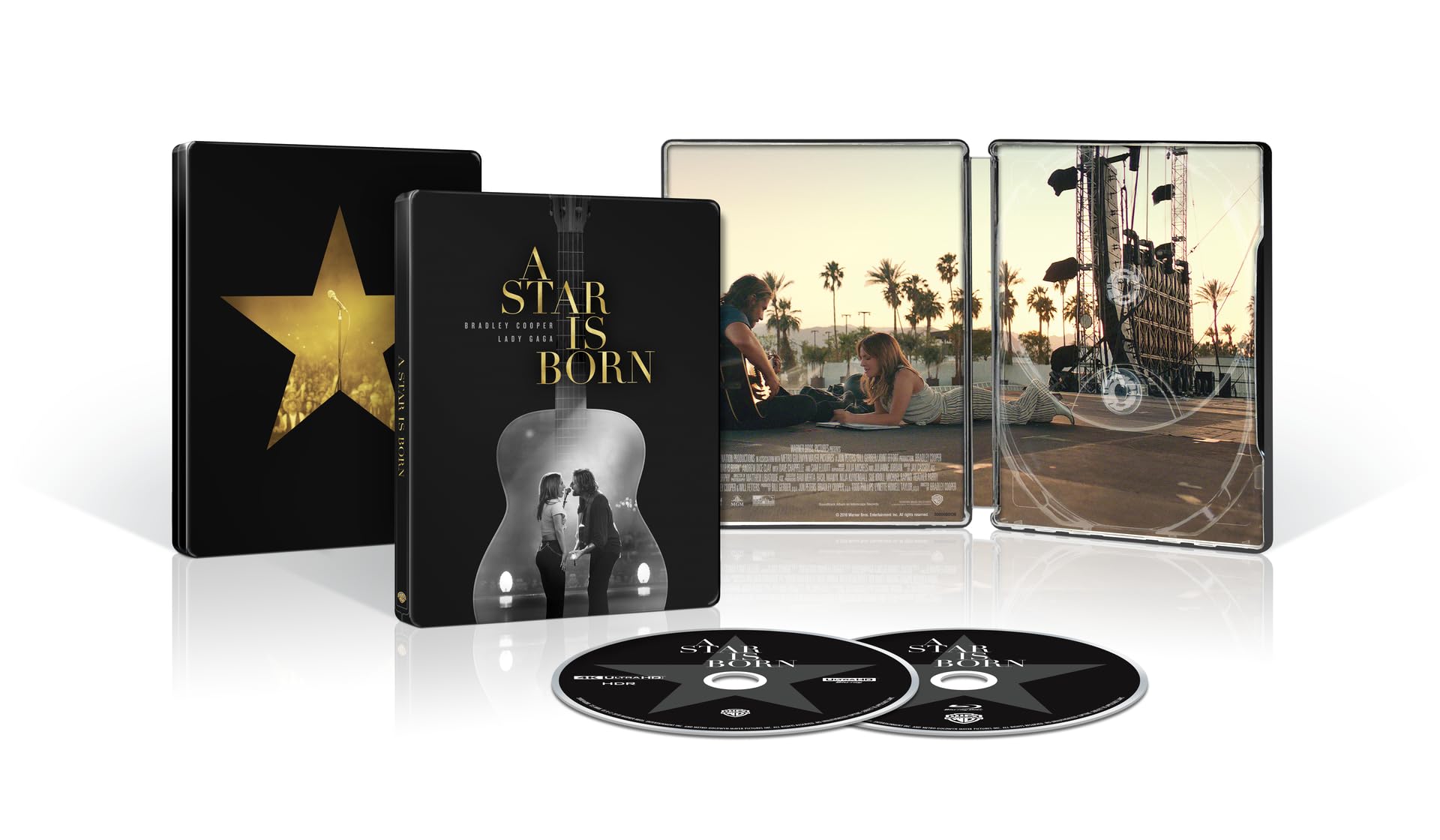 A Star is Born Steelbook [4K Ultra HD] [2018] [Blu-ray] [Region Free]