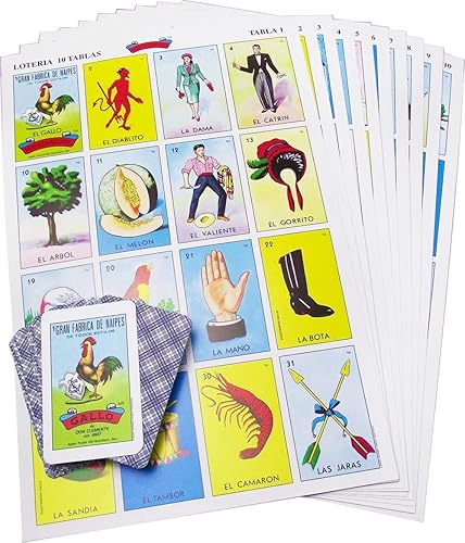 Miniatura 3 de Don Clemente Authentic Juego de cartas de lotería con caja de regalo