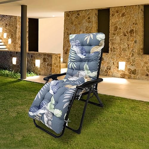Miniatura 24 de iMounTEK Cojines para silla de descanso, cojín de tumbona, suave y largo para muebles de exterior, cojín para silla reclinable de gravedad cero