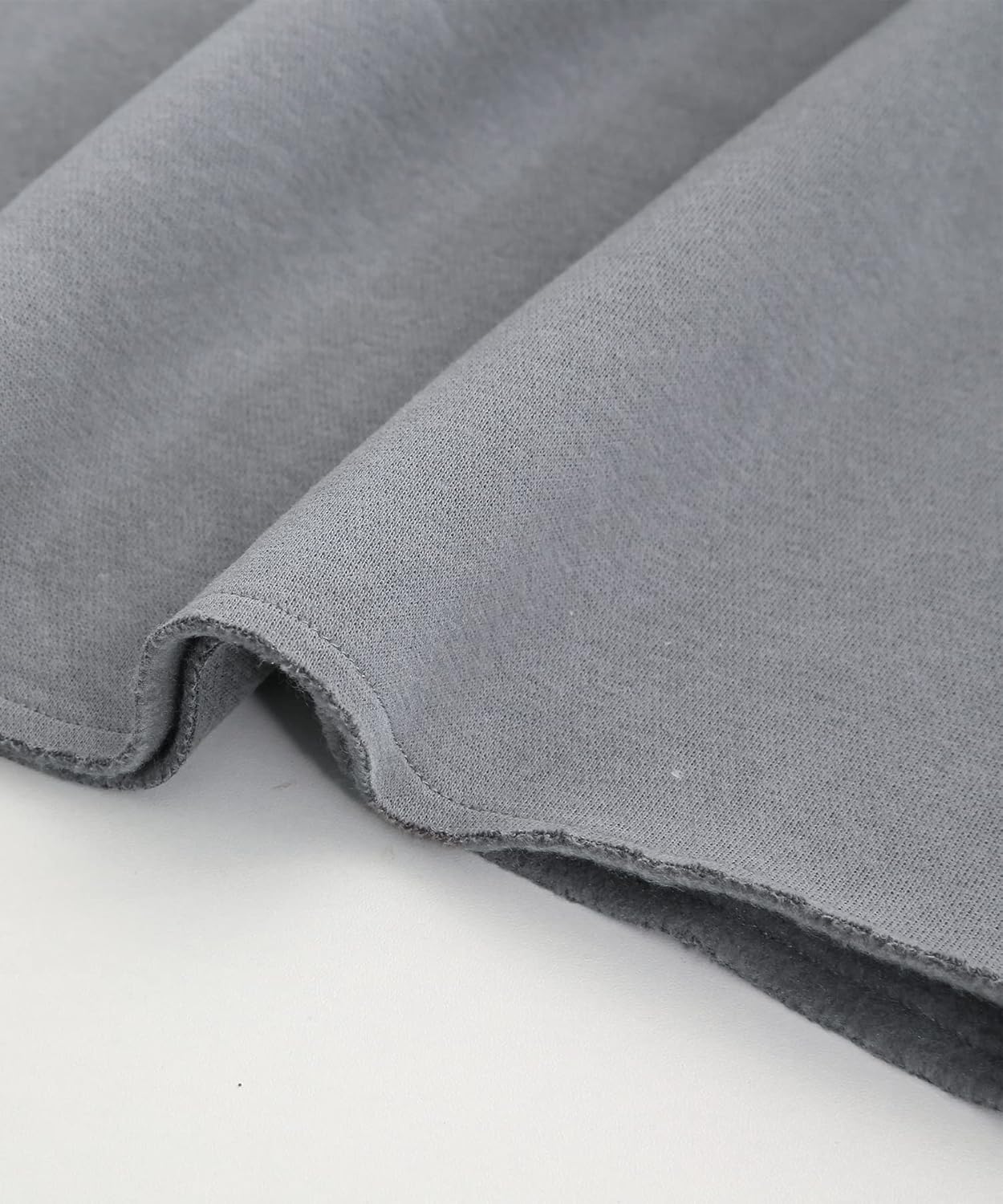 Amazhiyu Women' s Pullover Cropped Sweatshirt Crew Neck Long Sleeve Fleece Crop Tops - Image 4