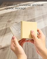 Vista 34 de MESHA Brown Jewelry Gift Boxes with Lids 10 PC, 6x5x1 Cotton Filled Jewelry Boxes, Necklace Gift Box, Bracelet Gift Box, Earring Box, Bulk Jewelry