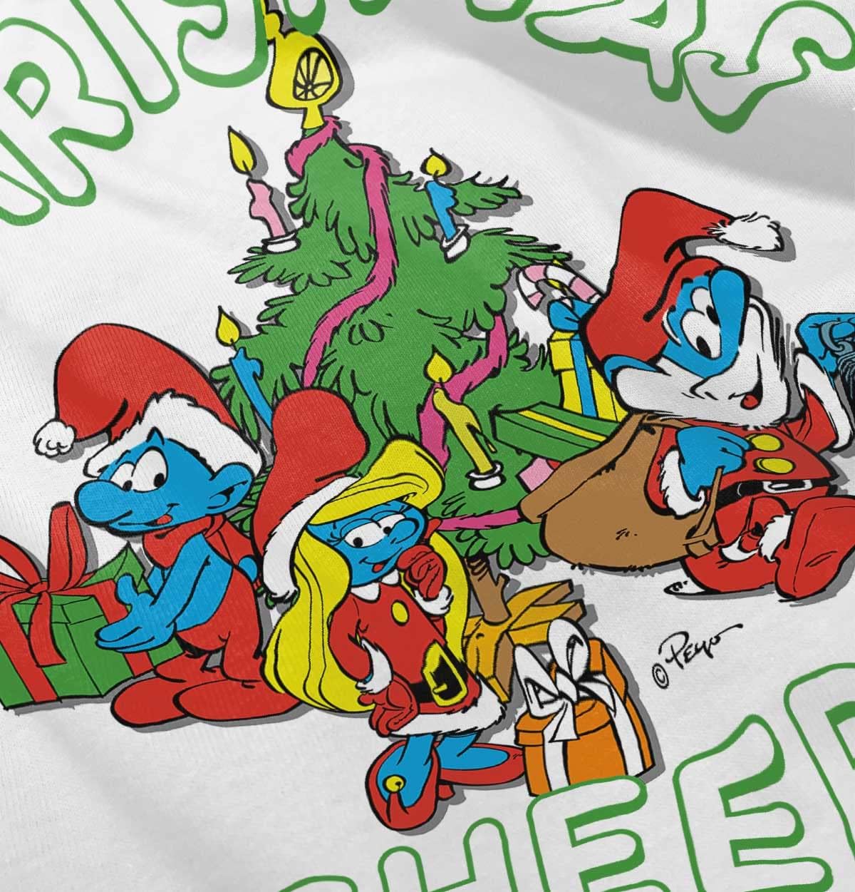Smurfs Holiday Christmas Cheer Toddler Boy Girl T Shirt