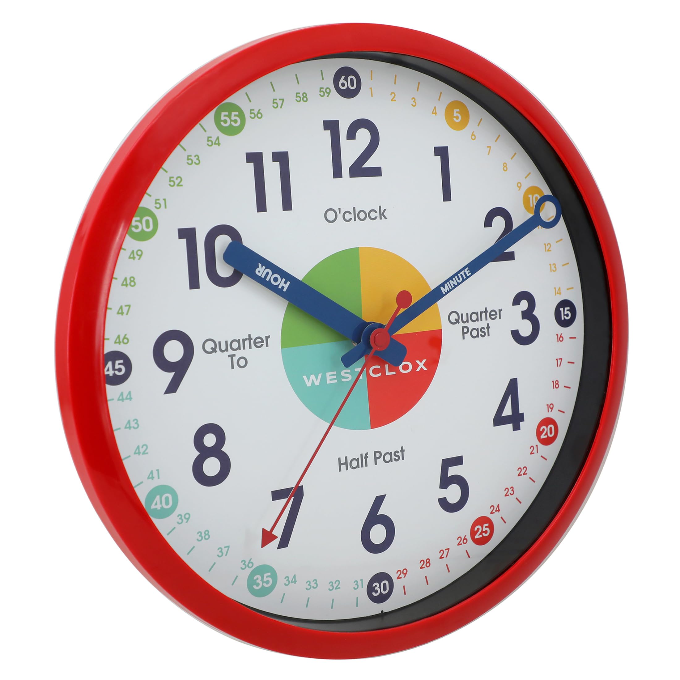 Amazon.com: Westclox 12 Inch Time Teacher Wall Clock Fun