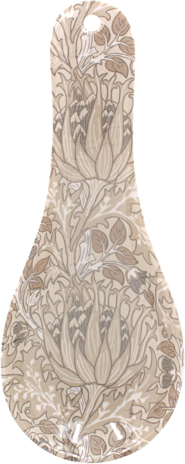 The Leonardo Collection Highland Cow Spoon Rest by Macneil Studios | Porcelain Cooking Utensil Holder with Highland Cattle Design | Rustic Farmhouse Style | Elegant Kitchen Accessory