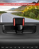 Vista 5 de JeCar Soporte de teléfono JK para salpicadero, accesorios interiores para Jeep Wrangler JK JKU 2011-2018, negro