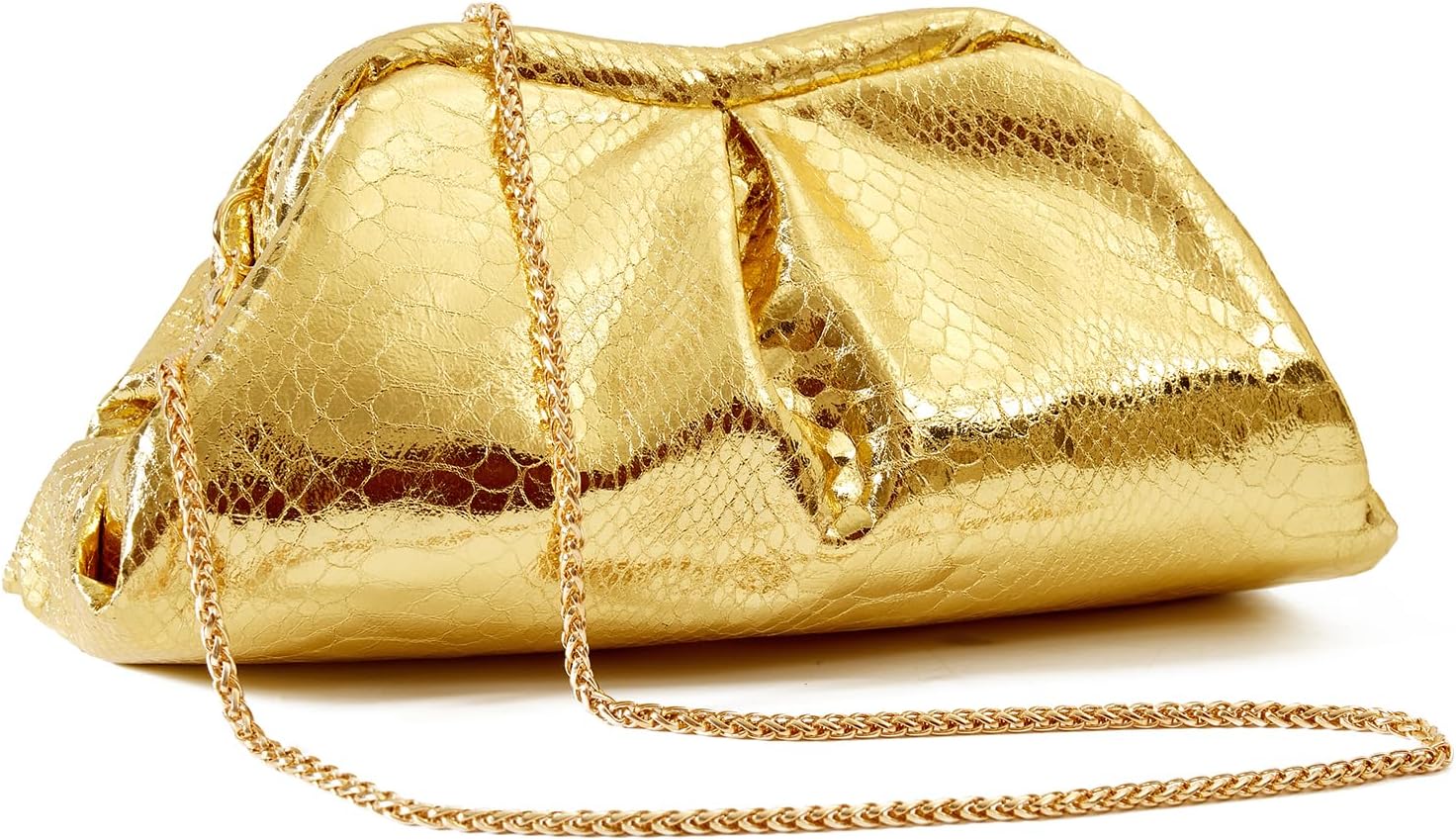 Clutch Purses Cloud Shoulder Bags Evening Dumpling with Ruched Pouch Handbags | Ruched, Pouch