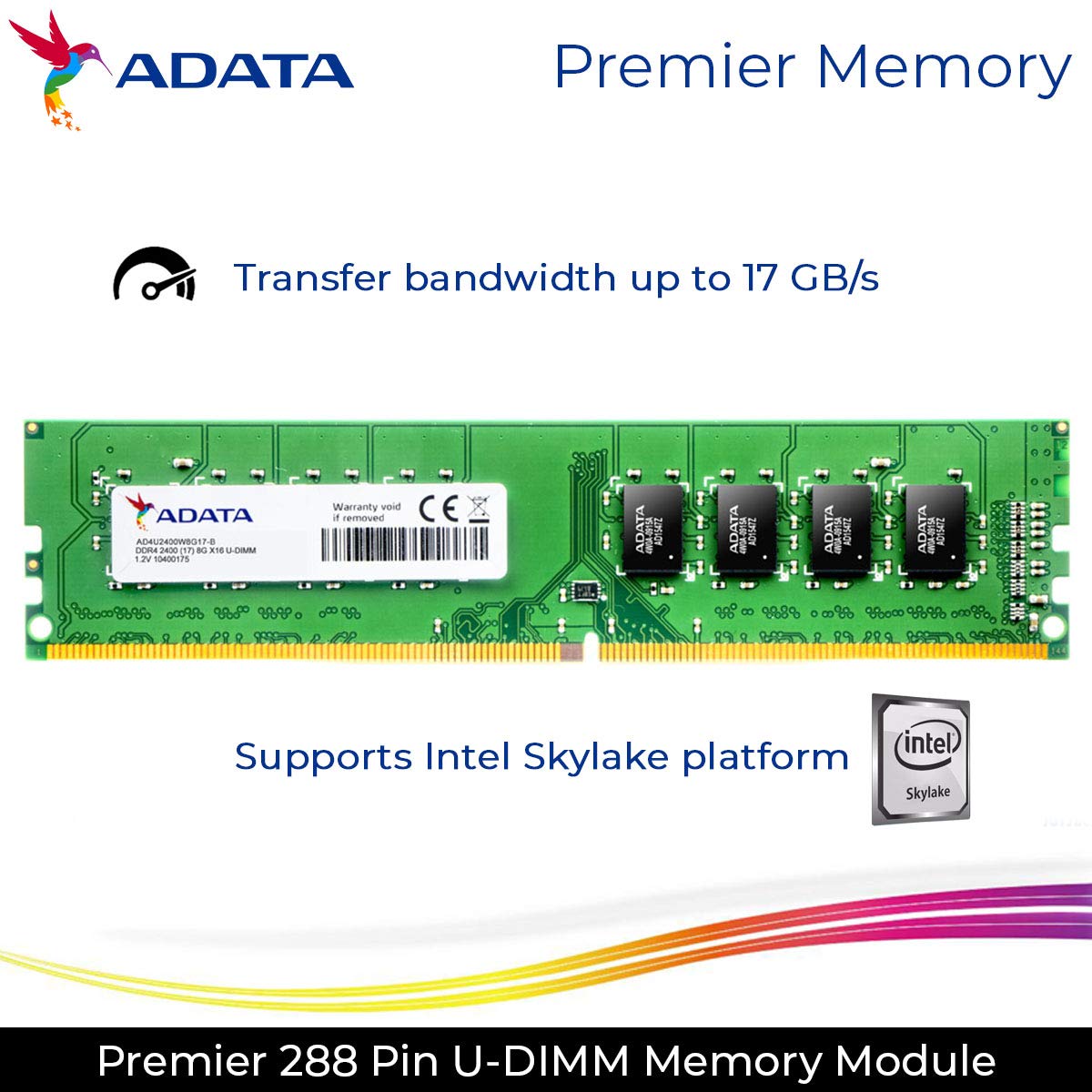 Amazon.in: Buy ADATA Premier Series 16GB DDR4 2400Mhz 288 Pin