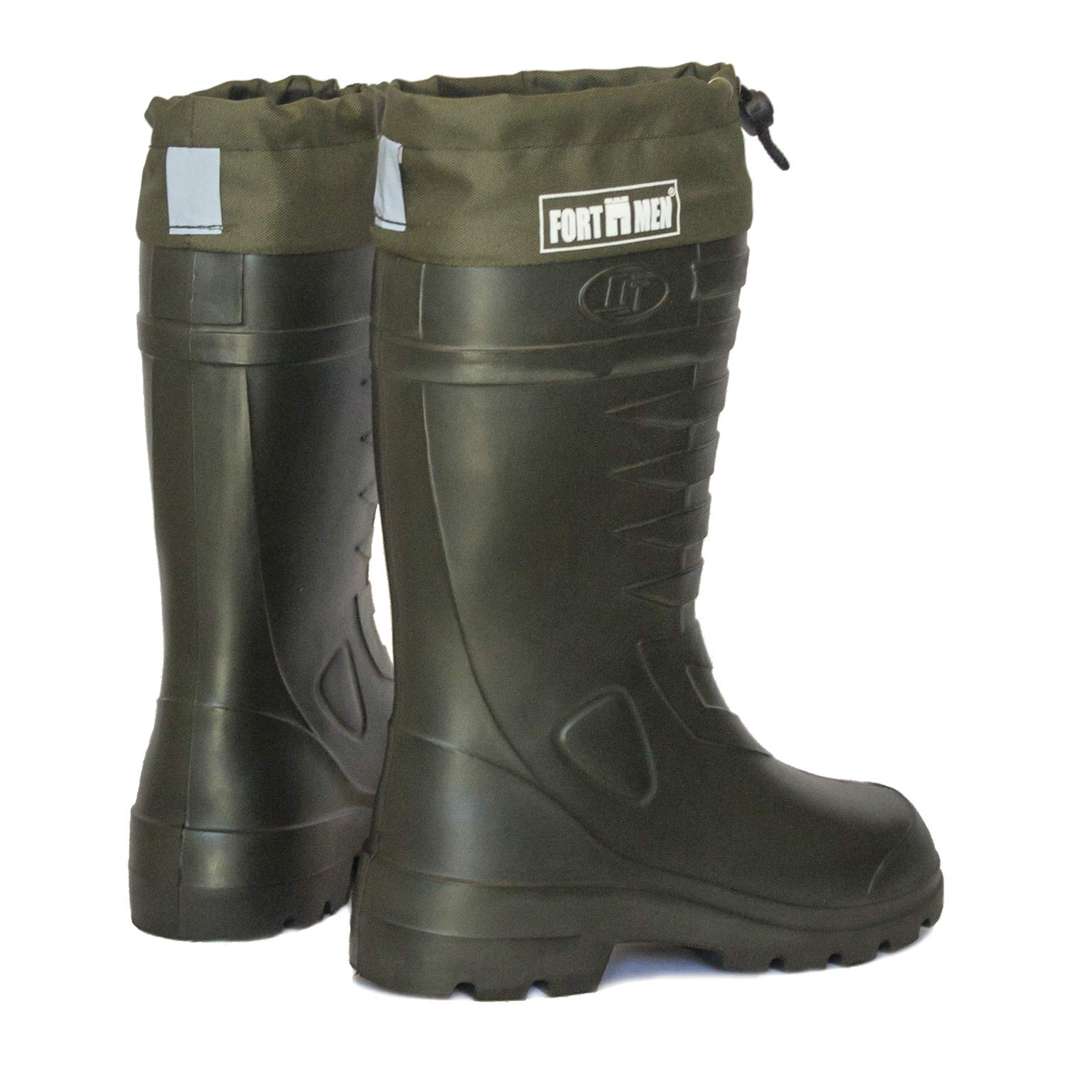 Bottes de pêche thermiques doublées en caoutchouc - Pour homme et femme - Bottes d'hiver chaudes - Pointure 38-47 - Bottes de travail avec doublure