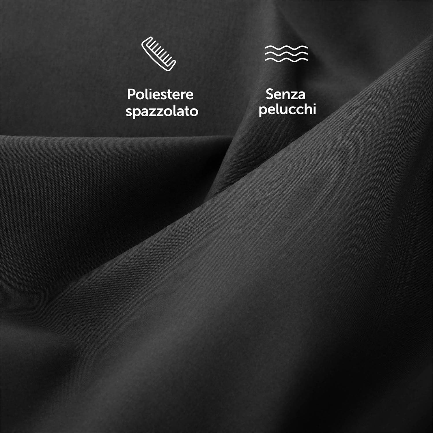Blumtal Federe Cuscini Divano 40x80 cm - Set di Copricuscini per Divani in Microfibra a 2 Pezzi con Chiusura a Busta, certificati Oeko-Tex, extra morbidi e lavabili - Antracite