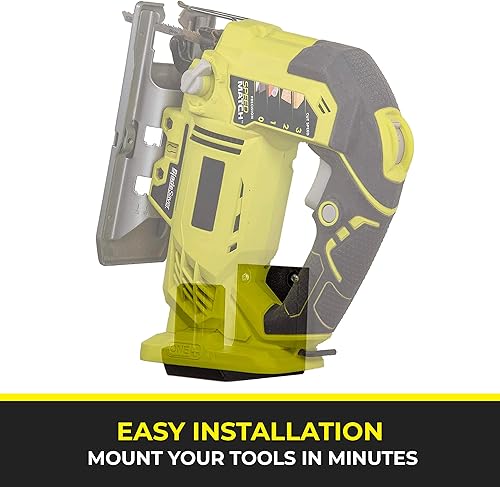 Miniatura 3 de Spartan Mounts Soporte de herramienta para herramientas eléctricas Ryobi (DERECHA)  Gancho de almacenamiento para exhibición de pared  Práctico