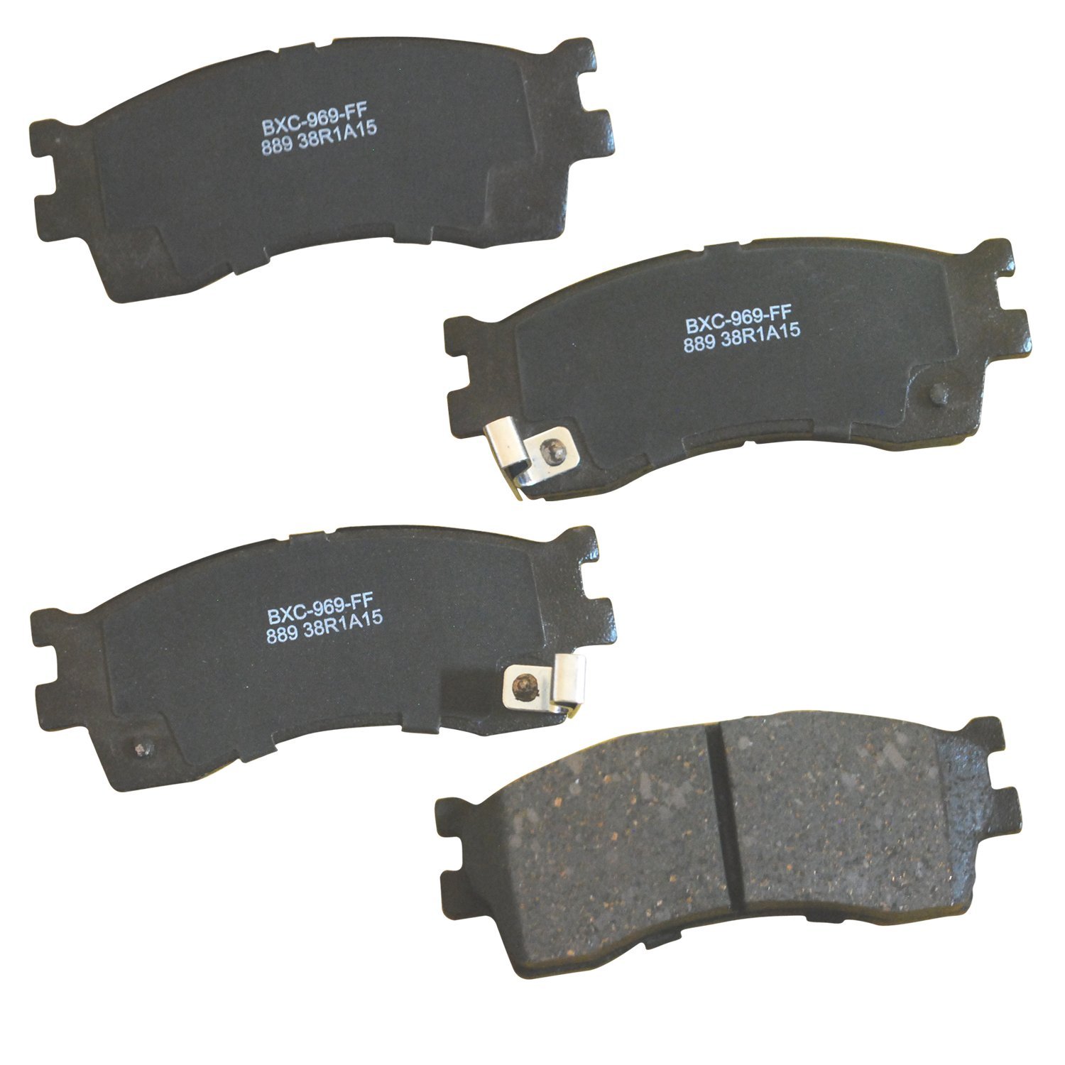 Bendix Premium SBC889 Ceramic Front Brake Pads for Kia Rio 2005-2003, Sephia 2001-2000, Spectra 2004-2001