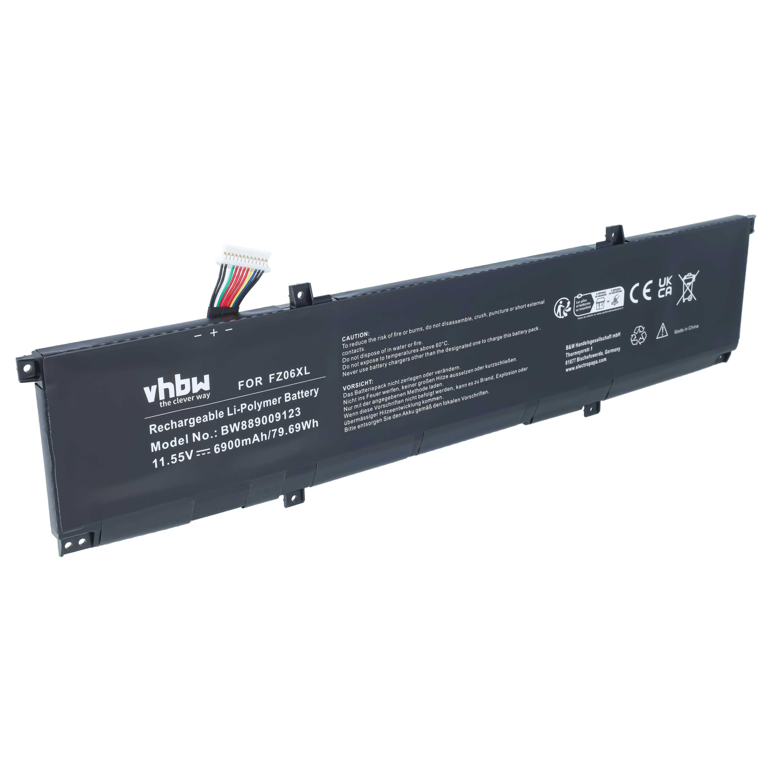 vhbw Batería Compatible con HP Spectre x360 Convertible, 2-IN-1 16-F1075NG