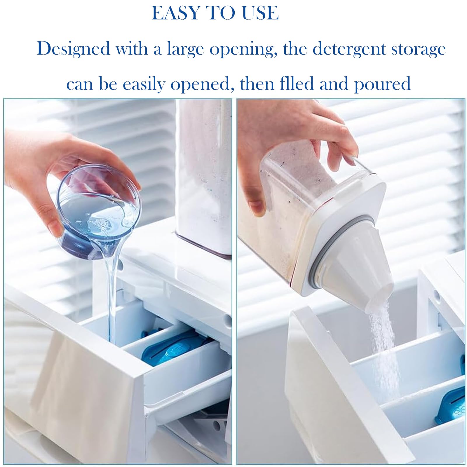 DISPENSER PER DETERSIVI: Dispenser per Detersivo Da 2000 Ml Con Misurino E Spazz EUR 24,99